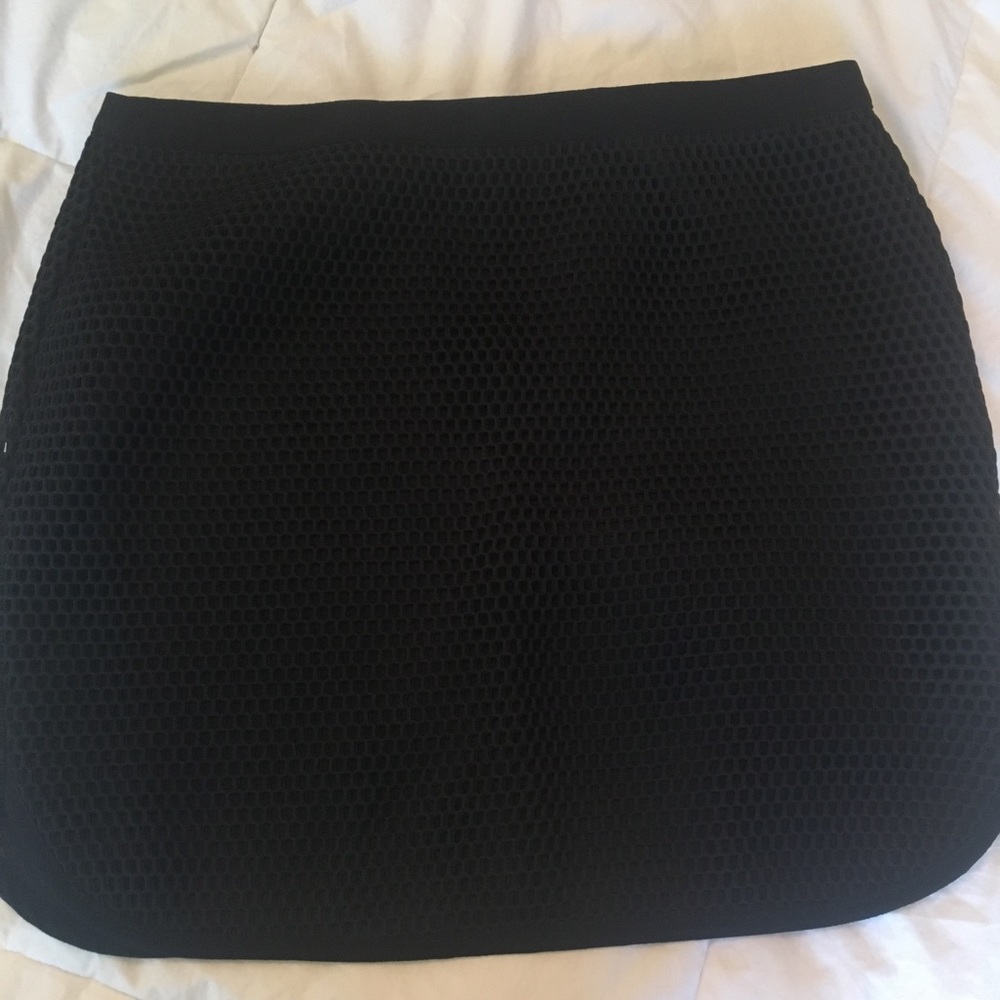 Mesh mini skirt